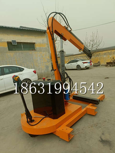 五结乡自卸车厢随车吊 自制轮式四不像起重机 四驱平板吊 5吨 贵盛